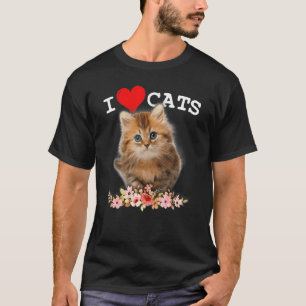 I Kärlek Cats Cat I Kärlek Kittens T Shirt