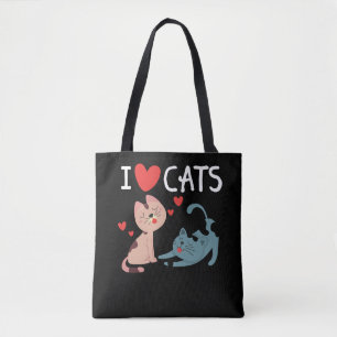 I Kärlek Cats - I Kärlek Kittens Tygkasse