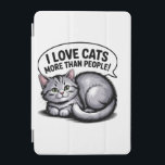 I Kärlek Cats more than People" iPad Mini Skydd<br><div class="desc">Visa dina vänner i kärlek för kattdjuret med den här förtjusande designen med en söt kalicokattlås på en mysigt armstol! Perfekt för kattälskare med en lekfull känsla av humor, den djärva texten "I Kärlek Cats More Than People" säger allt. Idealisk för t-shirts, hoodies, tote bags, mugg m.fl. - Med denna...</div>