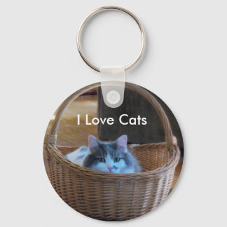 I Kärlek Cats Nyckelring