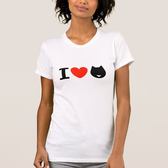 ’I KÄRLEK CATS’ T-Shirt (Framsida)