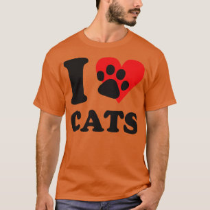 I Kärlek Cats T Shirt