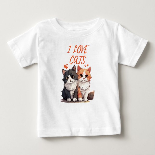 I KÄRLEK CATS T SHIRT (Framsida)