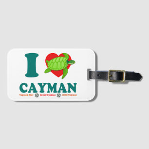 I Kärlek Cayman Bagagebricka