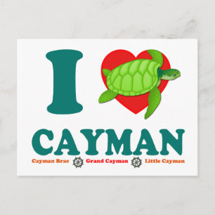 I Kärlek Cayman Vykort