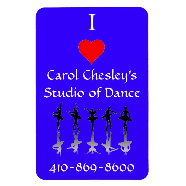 I Kärlek CCSD Magnet (Vertikal)