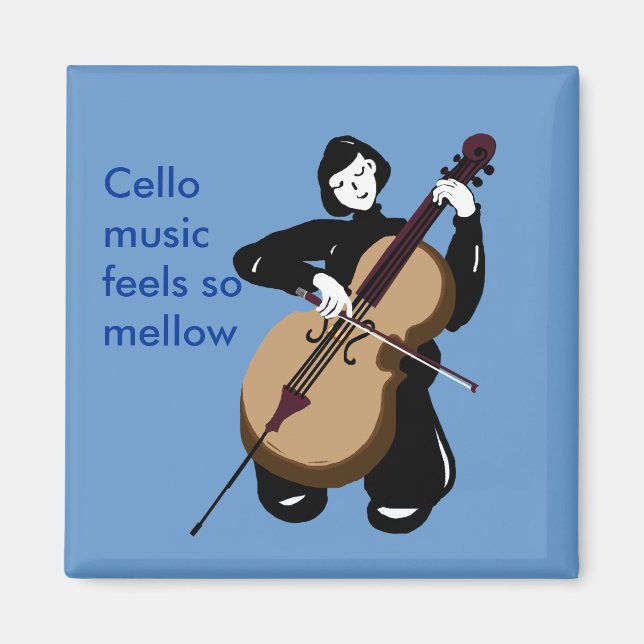 i kärlek cello Music Magnet (Framsidan)