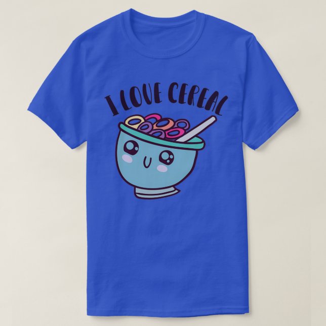 I Kärlek Cereal kawaii T Shirt (Design framsida)
