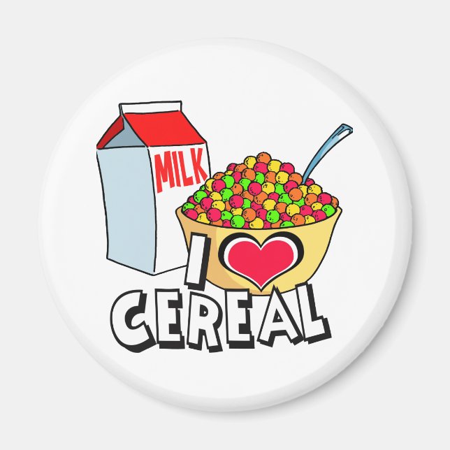 I KÄRLEK CEREAL MAGNET (Framsidan)