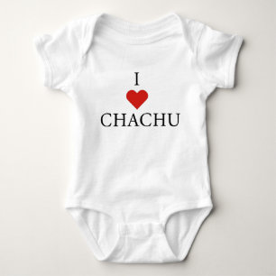 I KÄRLEK CHACHU Baby Bodykostym T Shirt