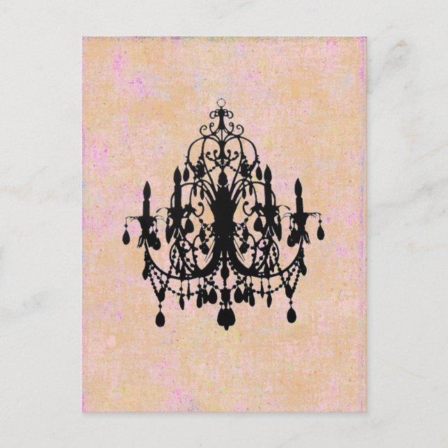 I Kärlek Chandelier ~ vykort (Framsida)