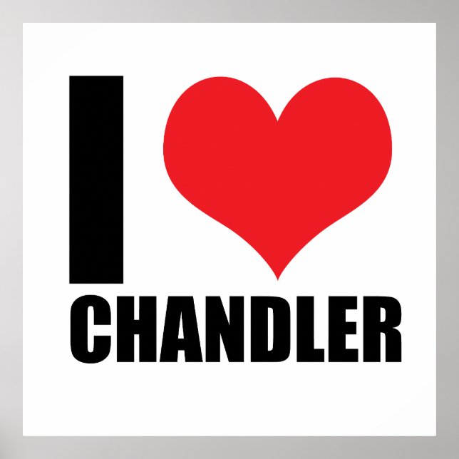 I kärlek Chandler Poster (Framsidan)