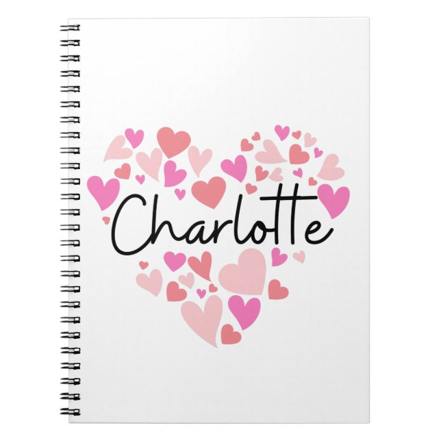 I kärlek Charlotte Anteckningsbok (Framsidan)
