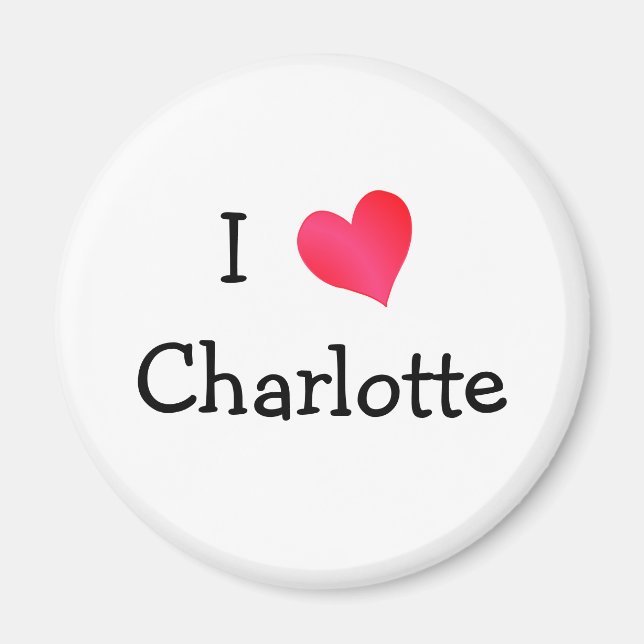 I Kärlek Charlotte Magnet (Framsidan)