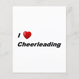 I Kärlek Cheerlead Flygblad