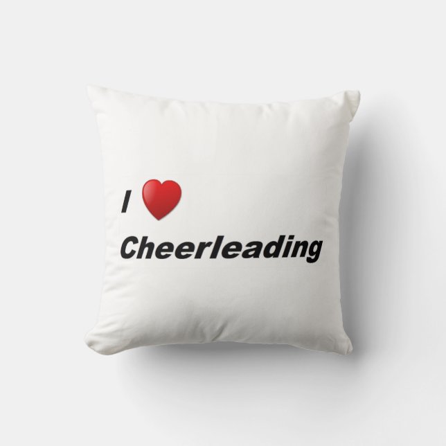 I Kärlek Cheerlead Kudde (Framsida)