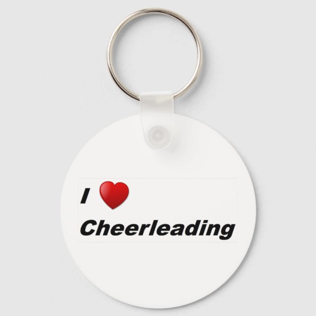 I Kärlek Cheerlead Nyckelring (Framsida)