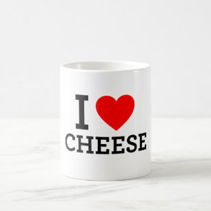 I Kärlek Cheese Kaffemugg
