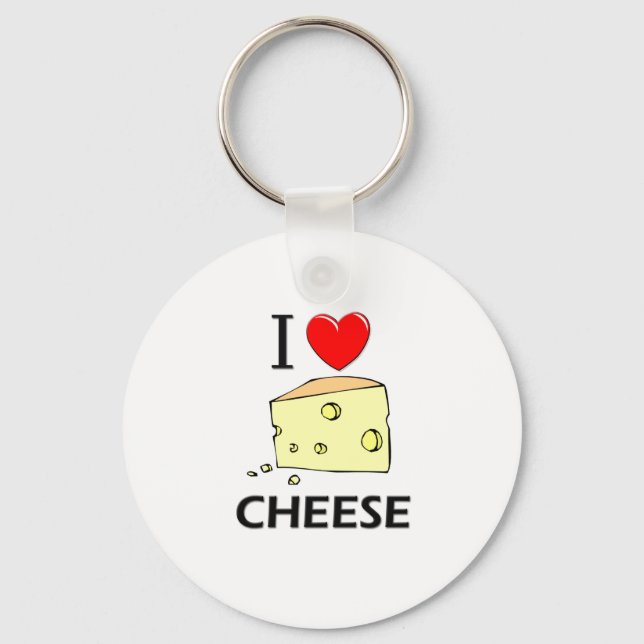 I Kärlek Cheese Nyckelring (Framsida)