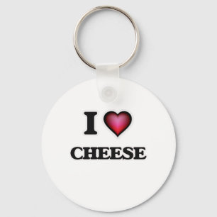 I Kärlek Cheese Nyckelring