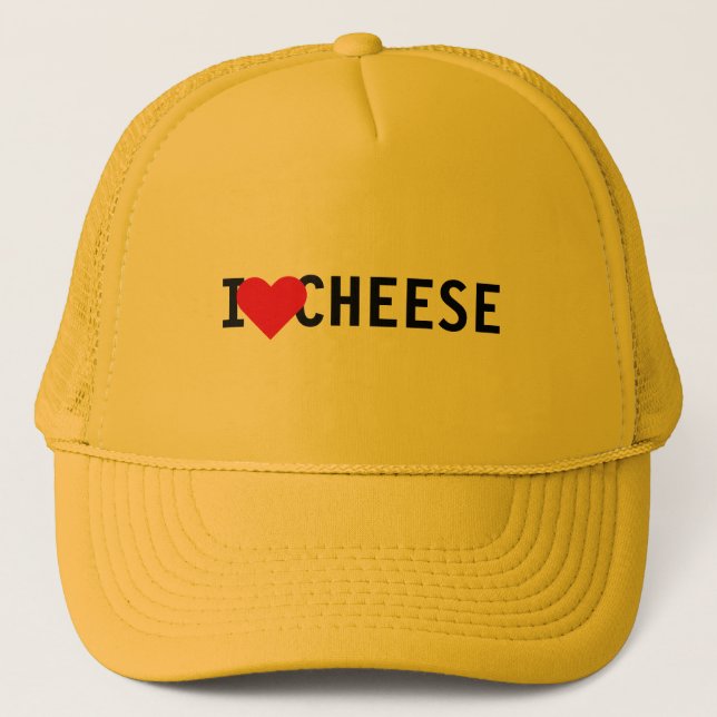 I Kärlek Cheese Truckerkeps (Framsida)