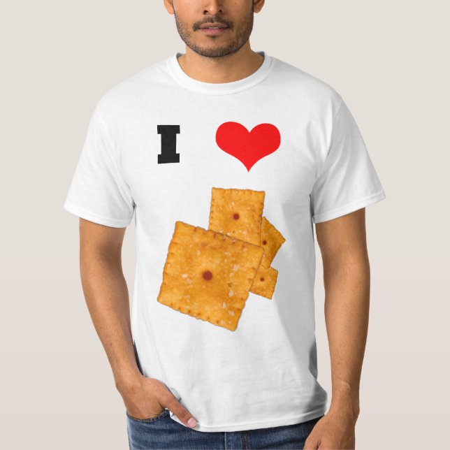 I Kärlek Cheez Tshirt Tee Shirt (Framsida)