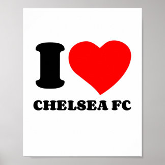 I KÄRLEK CHELSEA FC POSTER