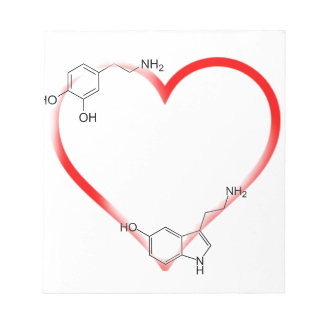 I kärlek Chem Anteckningsblock (Framsida)