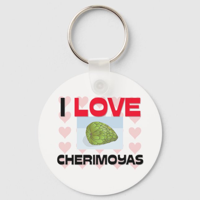 I Kärlek Cherimoyas Nyckelring (Framsida)