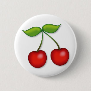 I Kärlek Cherries Knapp
