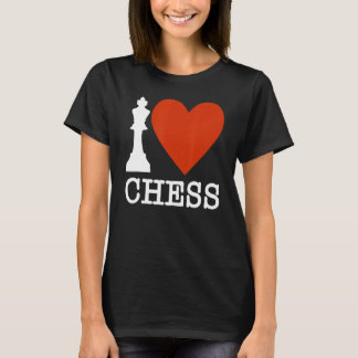 I Kärlek Chess Chessmaster Kärlek för att spela sc T Shirt