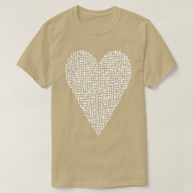 I Kärlek Chess Heart Player Master Coach Biet Mosa T Shirt (Design framsida)