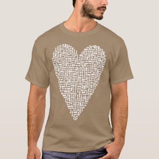 I Kärlek Chess Heart Player Master Coach Biet Mosa T Shirt