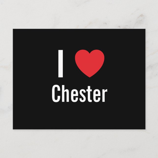 I kärlek Chester Vykort (Framsida)
