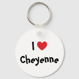 I Kärlek Cheyenne Keychain Nyckelring