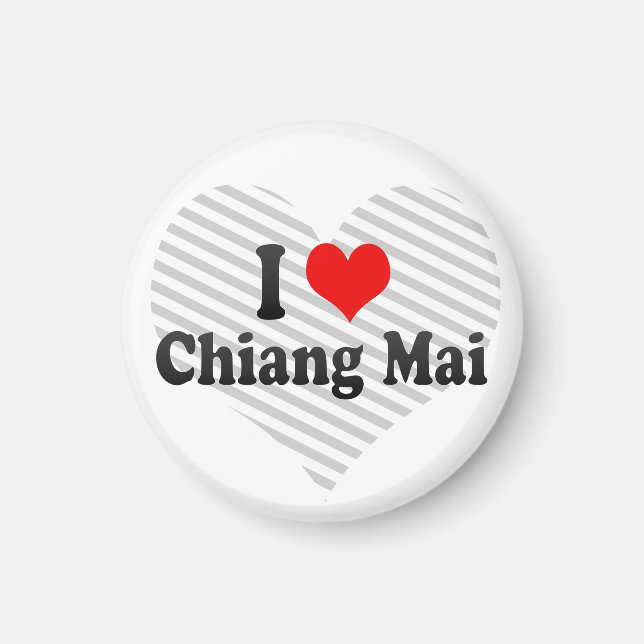 I Kärlek Chiang Mai, Thailand Magnet (Framsidan)