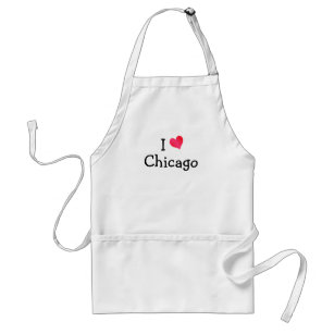 I Kärlek Chicago Förkläde