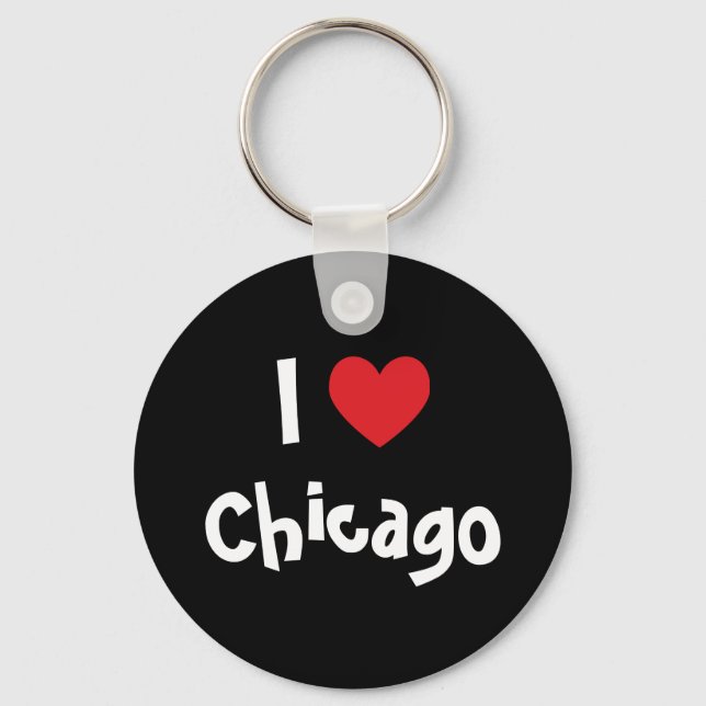 I Kärlek Chicago Nyckelring (Framsida)