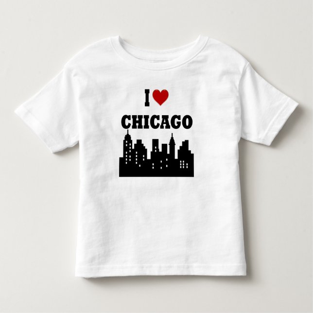 I Kärlek Chicago T-shirt (Framsida)