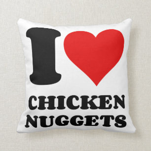 I KÄRLEK CHICED NUGGS KUDDE