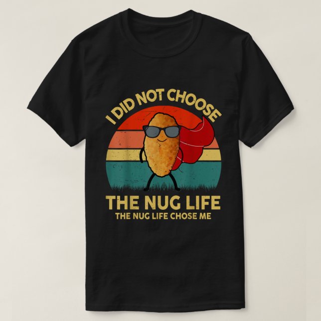 I Kärlek Chicken Nug Life Boy Småbarn T Shirt (Design framsida)