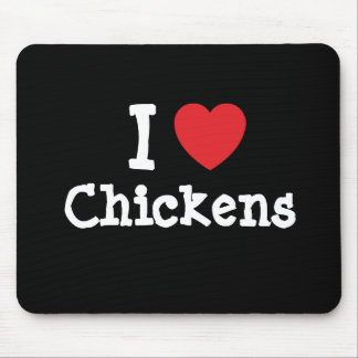 I kärlek Chickens anpassningsbar personlig Musmatta