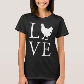 I Kärlek Chickens Chicken T Shirt