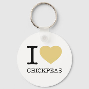 I KÄRLEK CHICKPEAS NYCKELRING