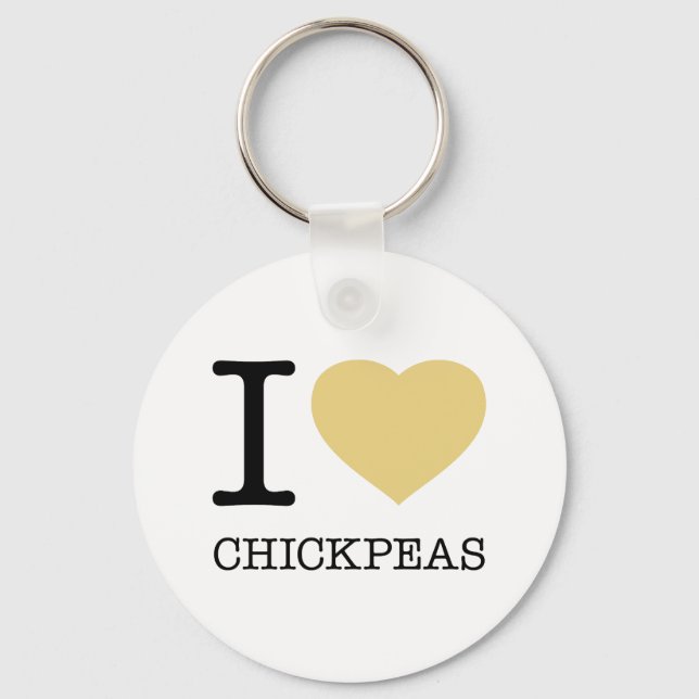I KÄRLEK CHICKPEAS NYCKELRING (Framsida)