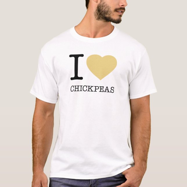 I KÄRLEK CHICKPEAS T SHIRT (Framsida)