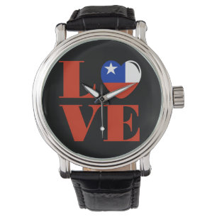 I kärlek Chile Armbandsur