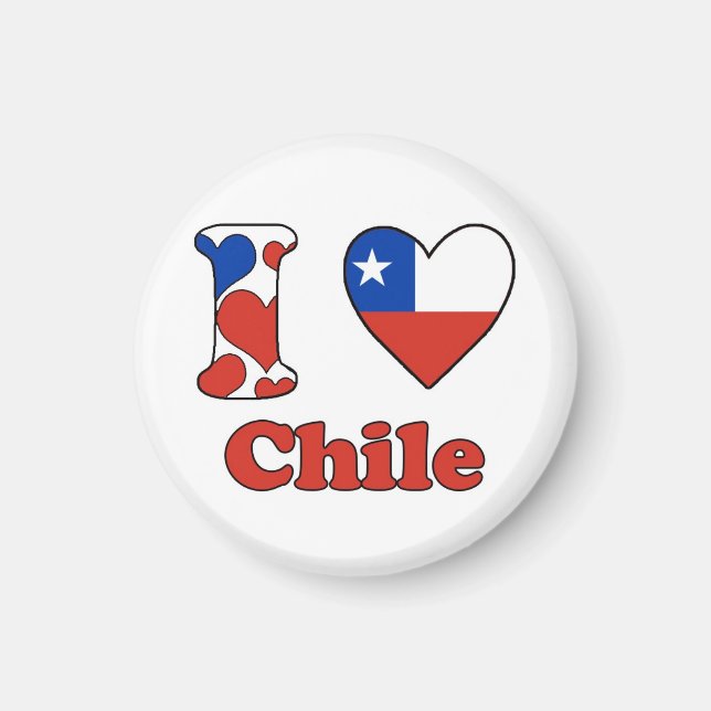 I kärlek Chile magnet (Framsidan)