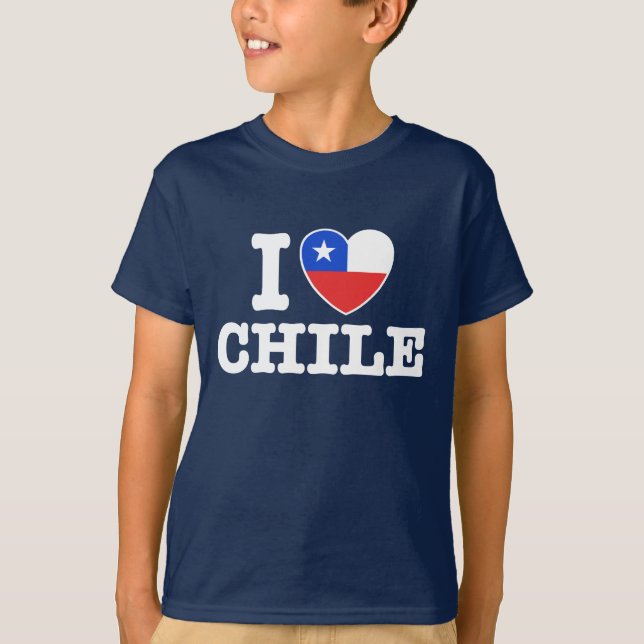I Kärlek Chile T-shirt (Framsida)
