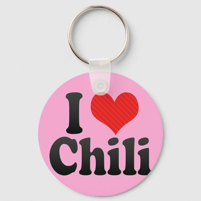 I Kärlek Chili Nyckelring (Framsida)